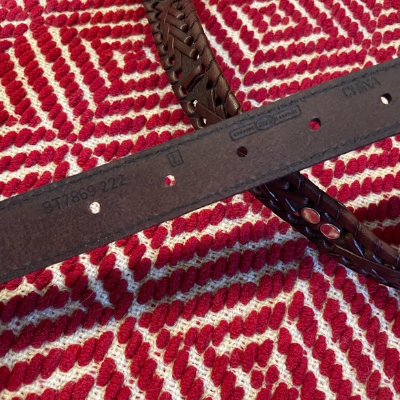 Brighton Brown Women’s Large Leather Belt with Silver Buckle - Picture 4 of 8